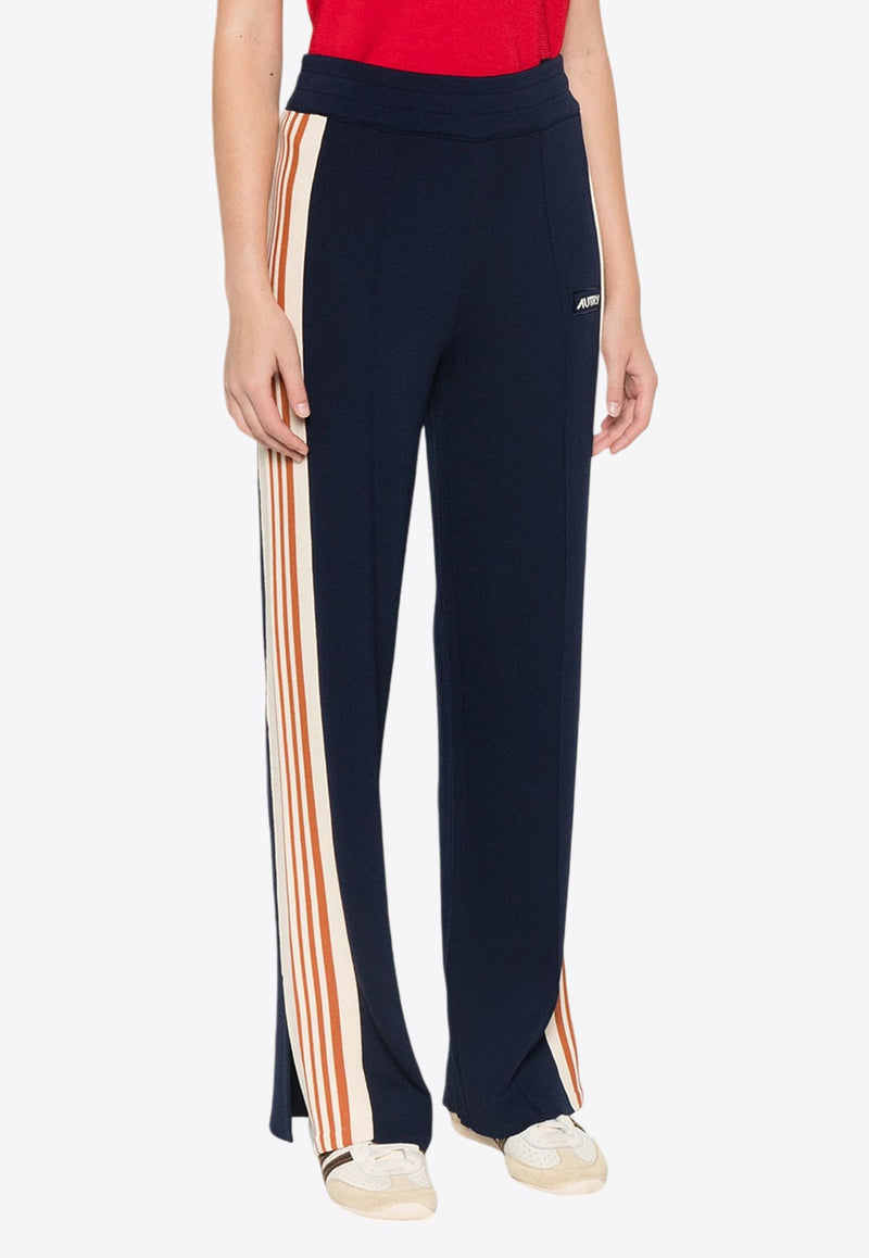 Logo-Patch Striped Track Pants