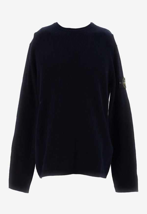 Logo Patch Knitted Sweater