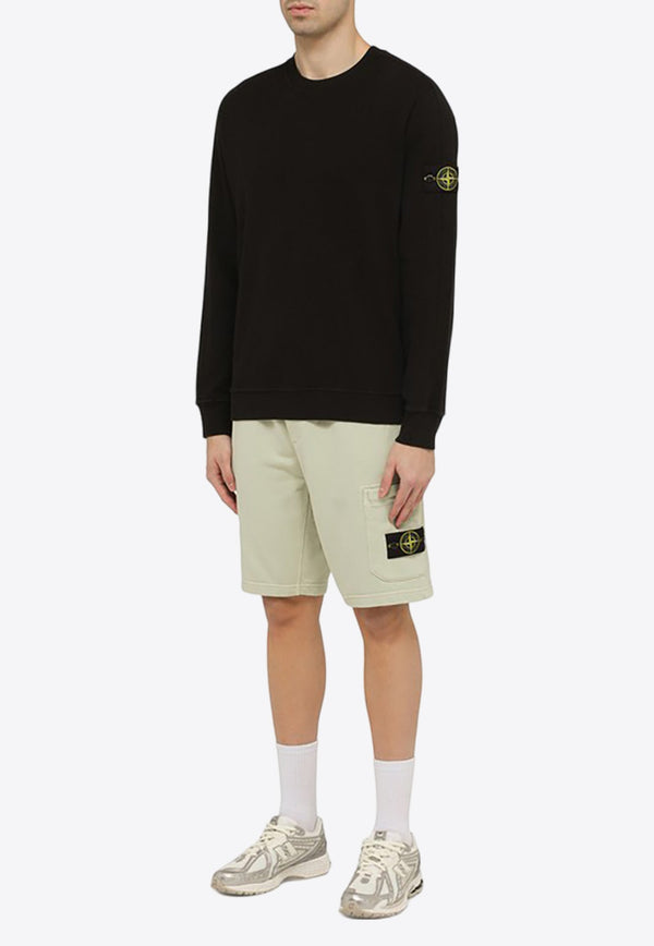 Logo Patch Drawstring Bermuda Shorts