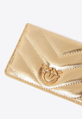 Chain Wrinkled Love Cardholder