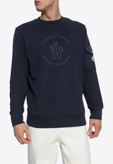 Logo Print Cargo Sweatshirt