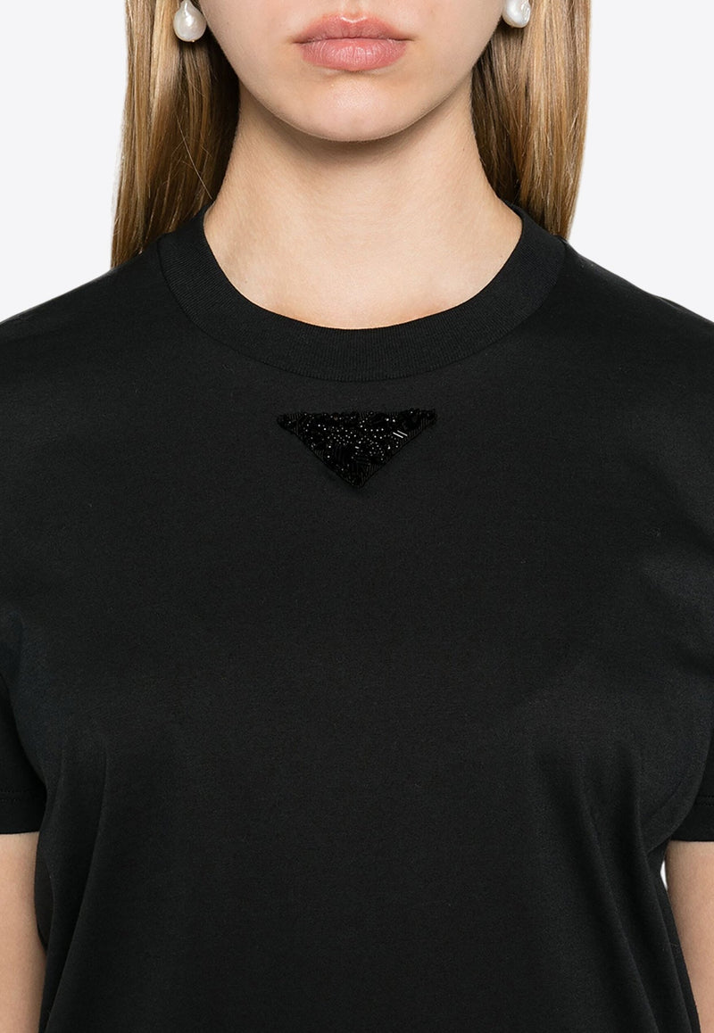 Beaded Triangle Logo T-shirt