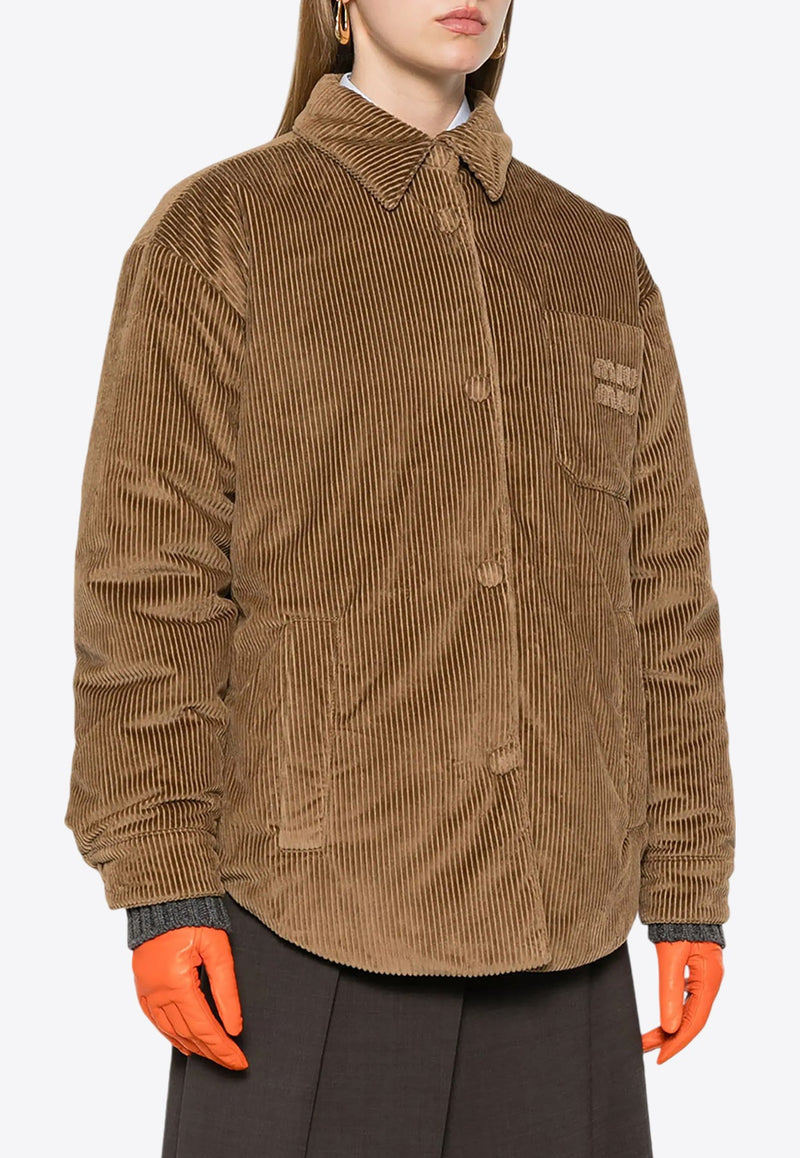 Corduroy Puffer Jacket