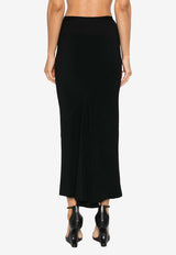 Calf Bias Midi Skirt