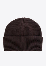 Logo Patch Wool Beanie