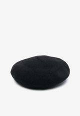 Four-Stitch Wool Beret