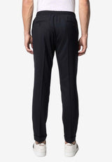 Tapered-Leg Drawstring Pants