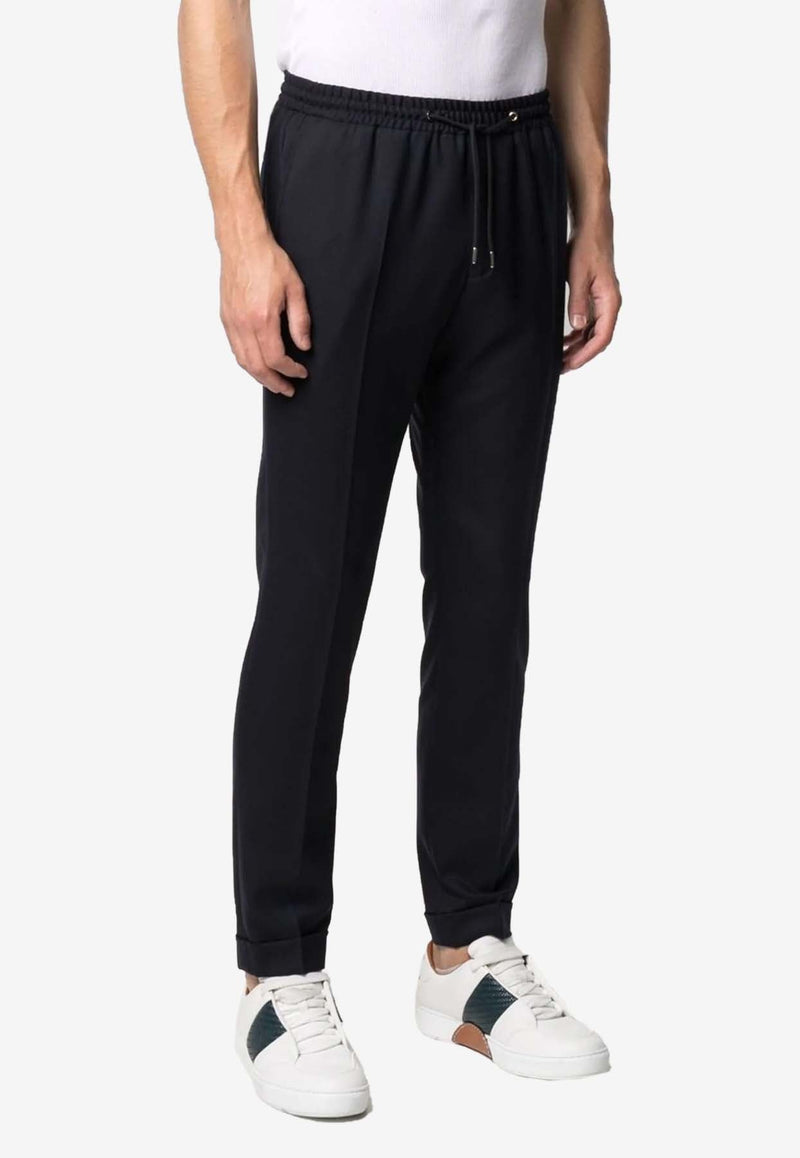 Tapered-Leg Drawstring Pants