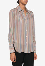 Striped Long-Sleeved Shirt