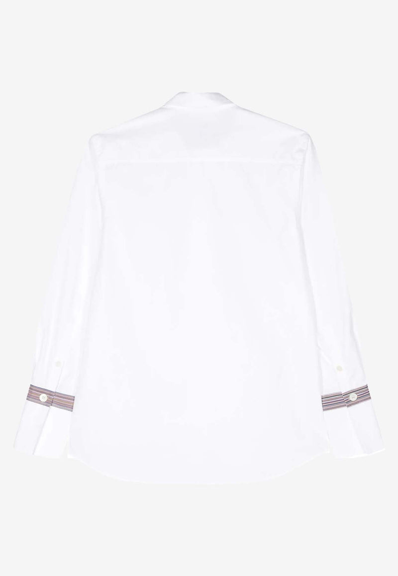 Long-Sleeved Poplin Shirt