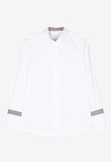 Long-Sleeved Poplin Shirt