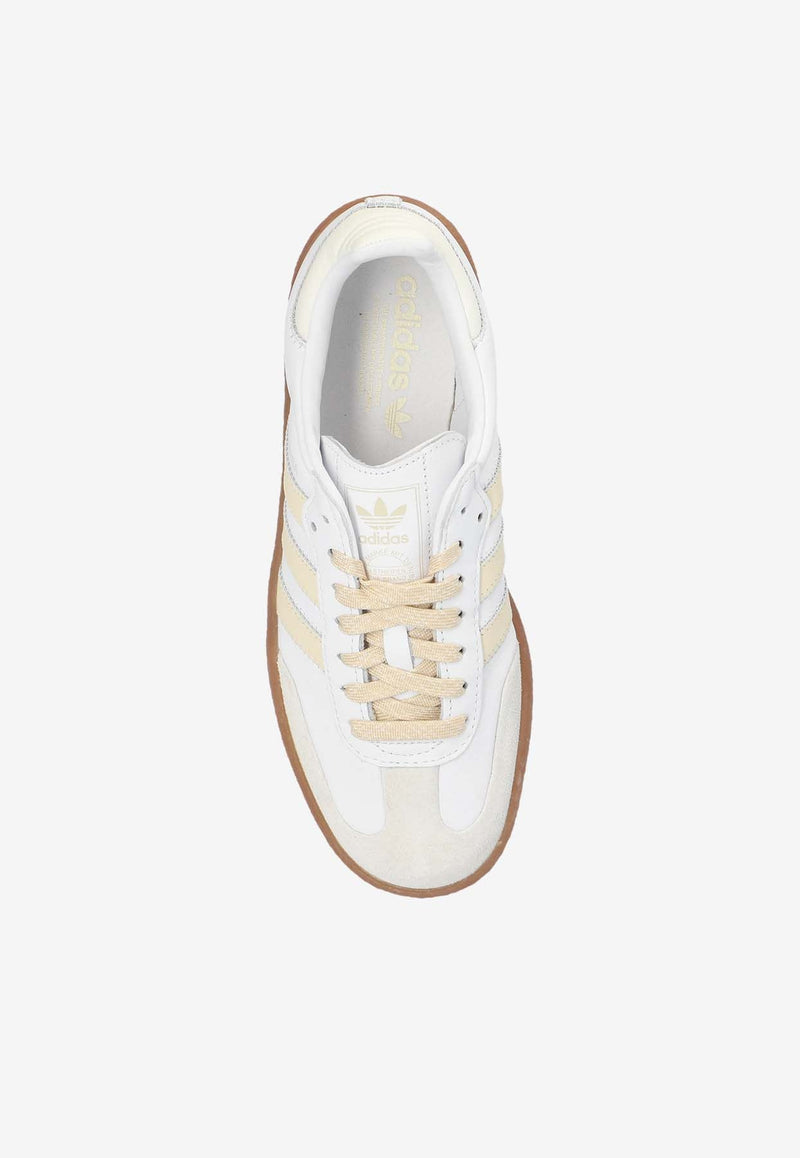 Sambae Leather Low-Top Sneakers