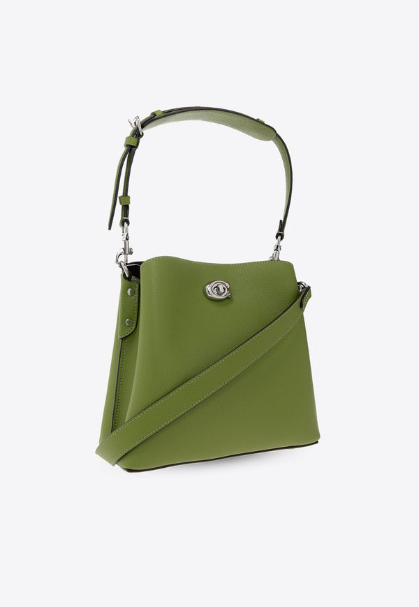 Willow Pebbled Leather Bucket Bag