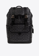 League Monogram Flap Backpack