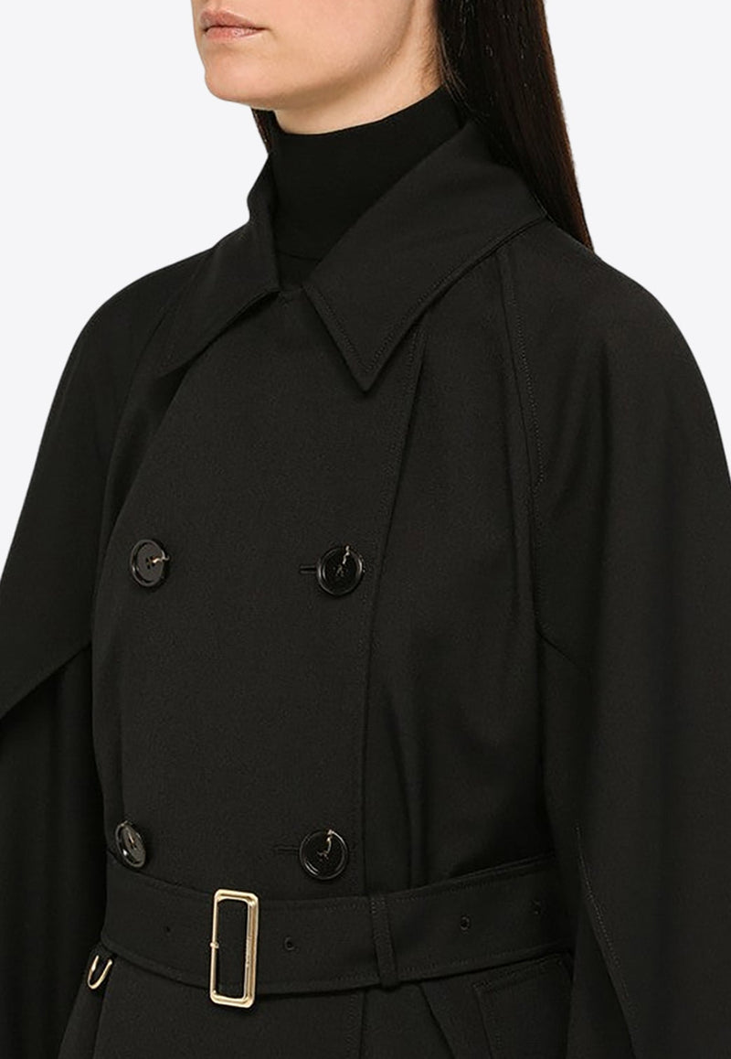 Double-Breasted Wool Coat