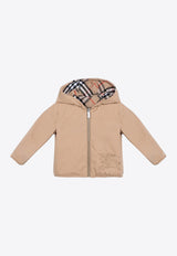 Babies Reversible Logo-Embroidered Jacket