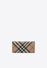 Vintage Check Continental Wallet