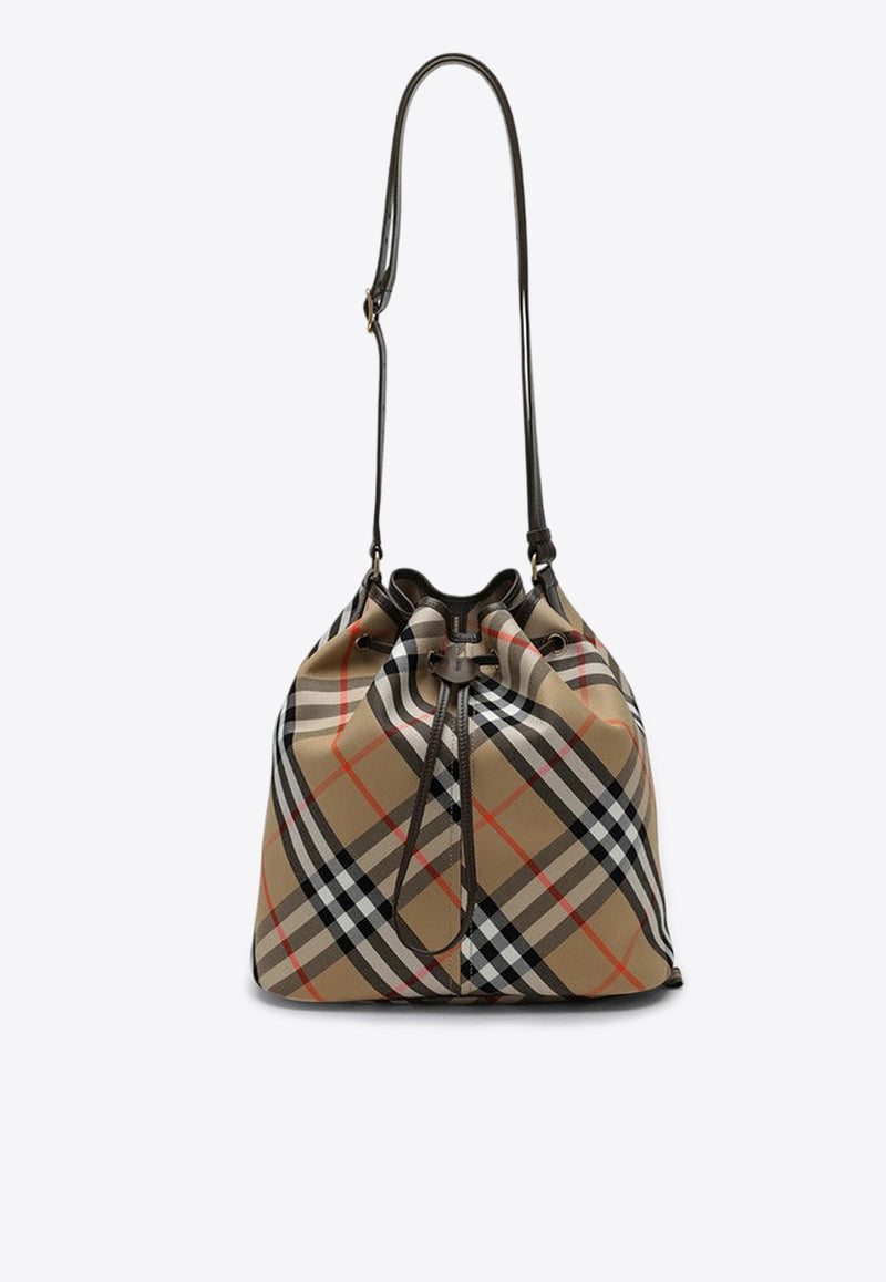 Medium Vintage Check Bucket Bag