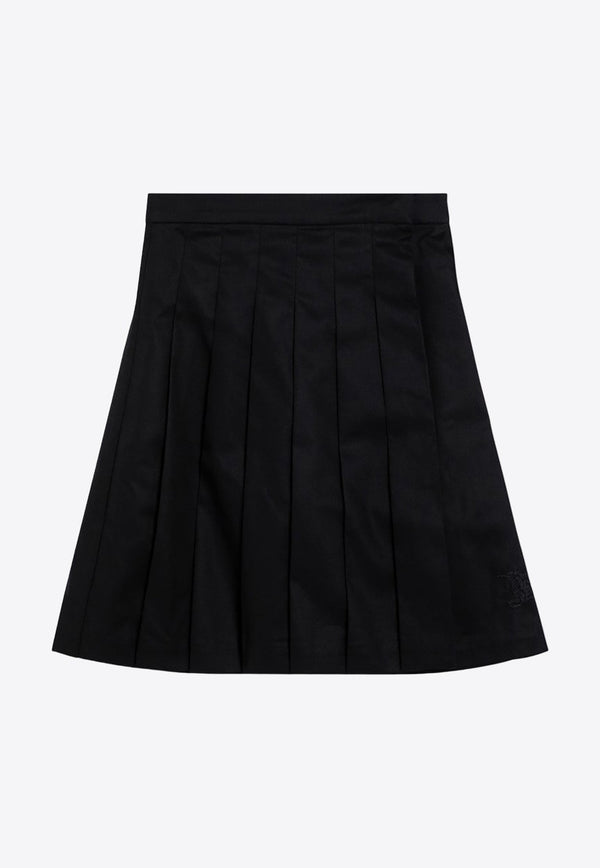 Girls EKD Embroidered Pleated Skirt