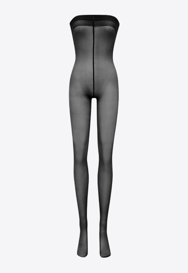 Rhinestone Cassandre Jumpsuit Tights