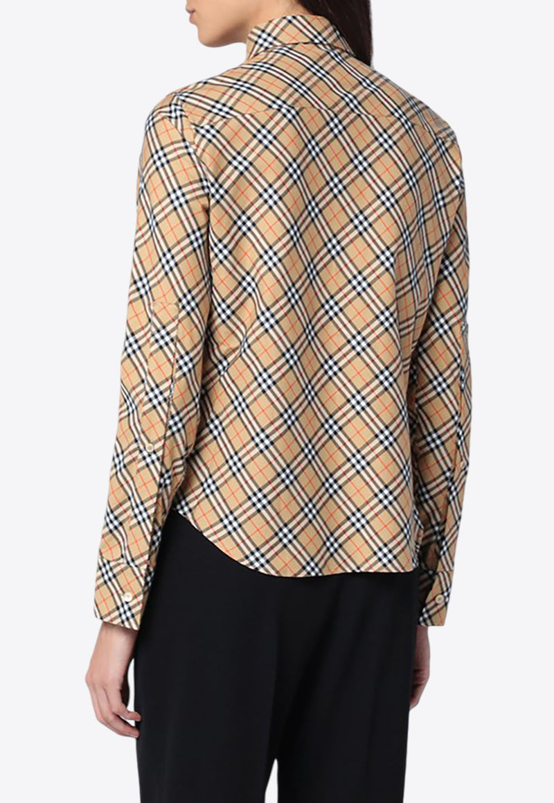 Vintage Check Long-Sleeved Shirt