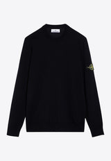 Logo Patch Wool Sweater