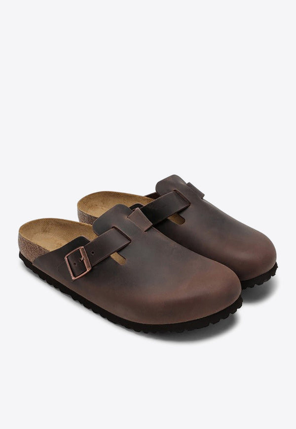 Boston Habana Oiled Leather Mules