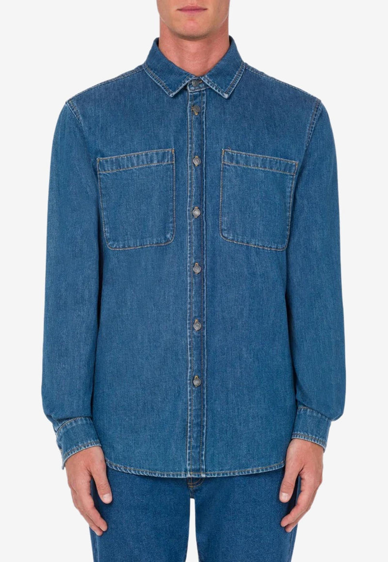 Teddy Bear Denim Shirt