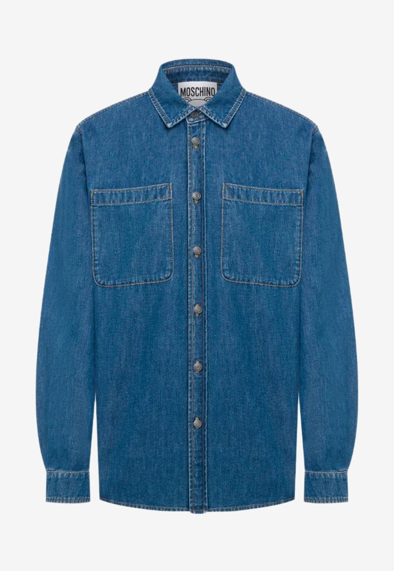 Teddy Bear Denim Shirt