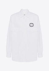 Logo Print Long-Sleeved Shirt