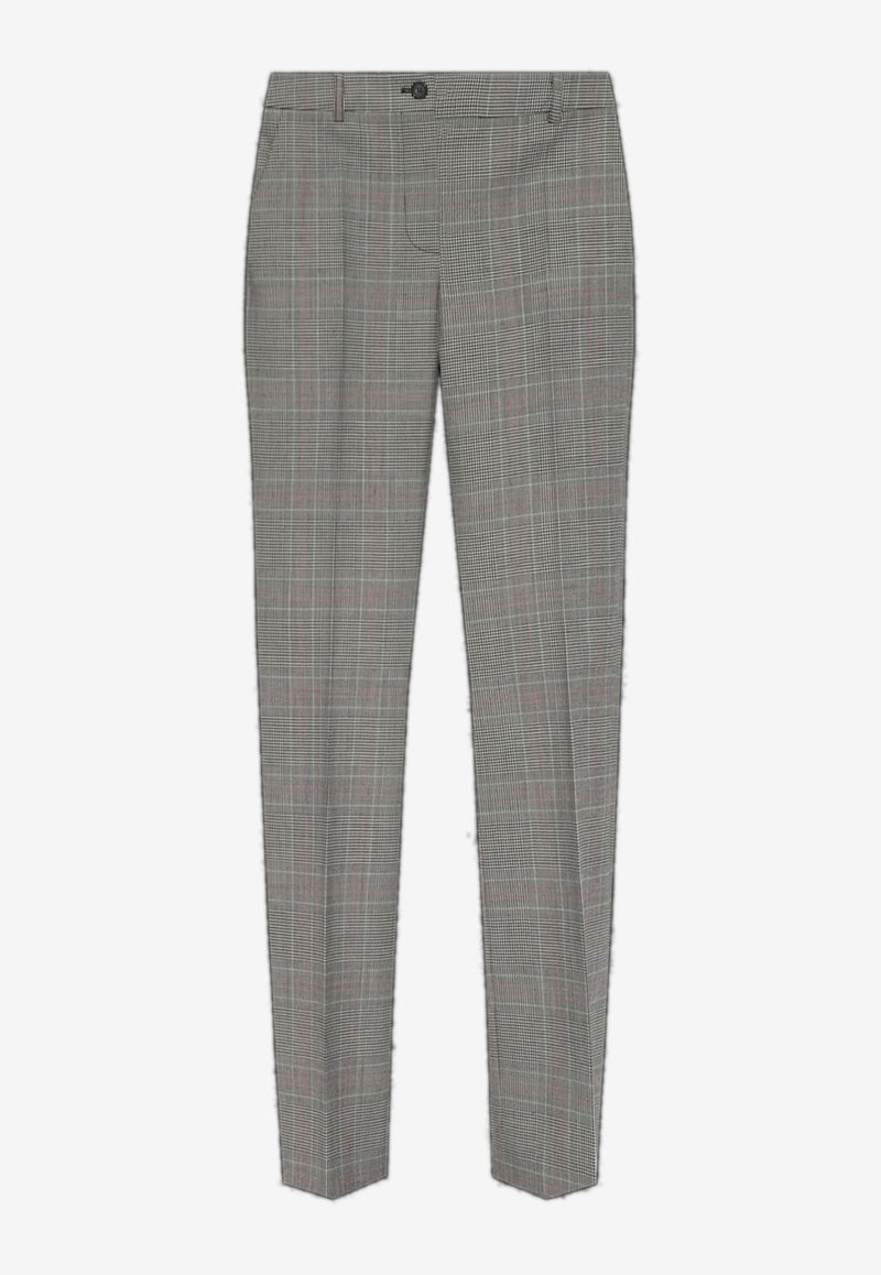 Checkered Tailored Pants