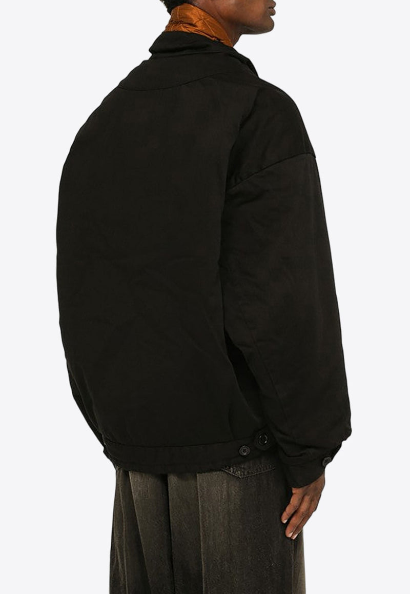 Logo-Patched Zip-Up Jacket