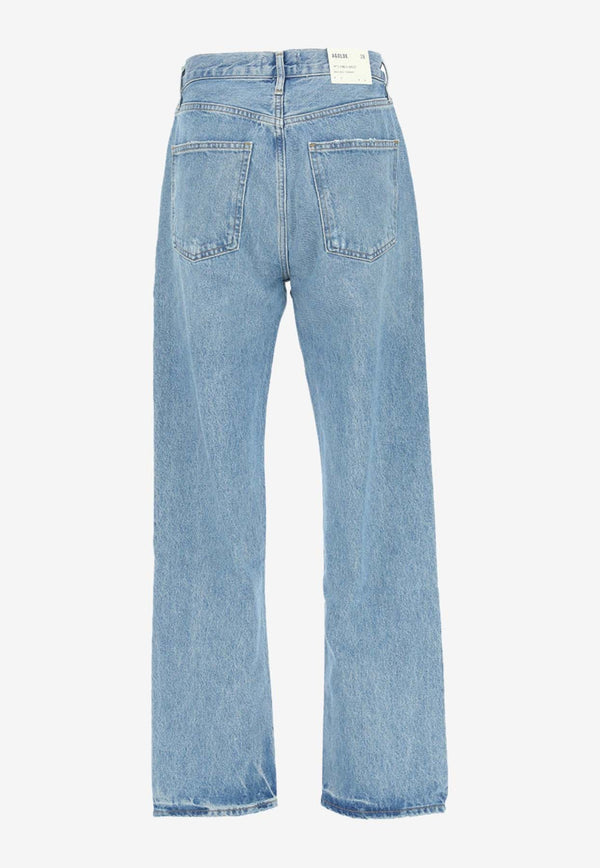 90s Pinch Waist Straight-Leg Jeans