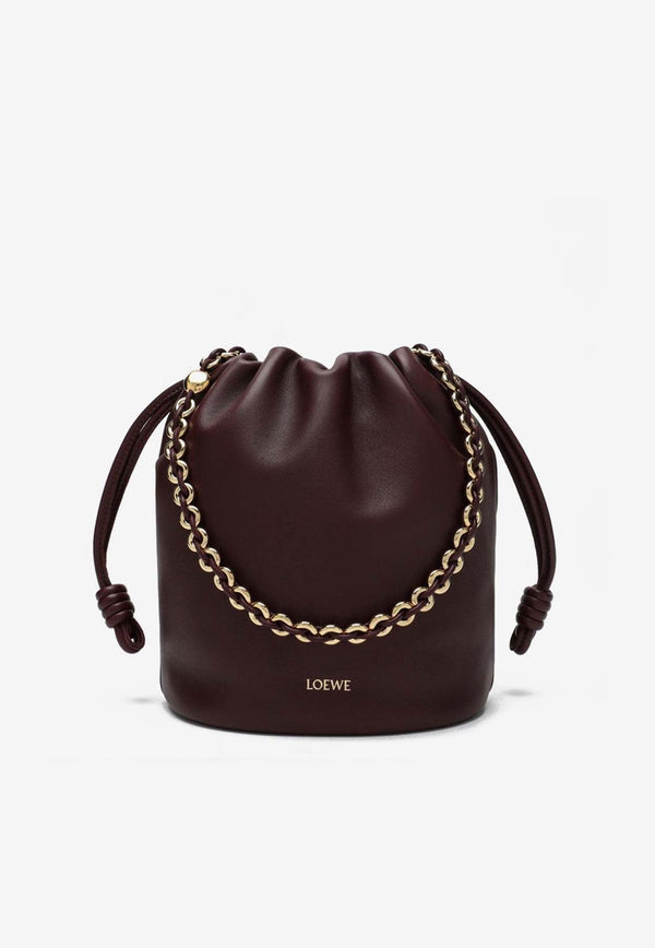 Flamenco Calf Leather Bucket Bag