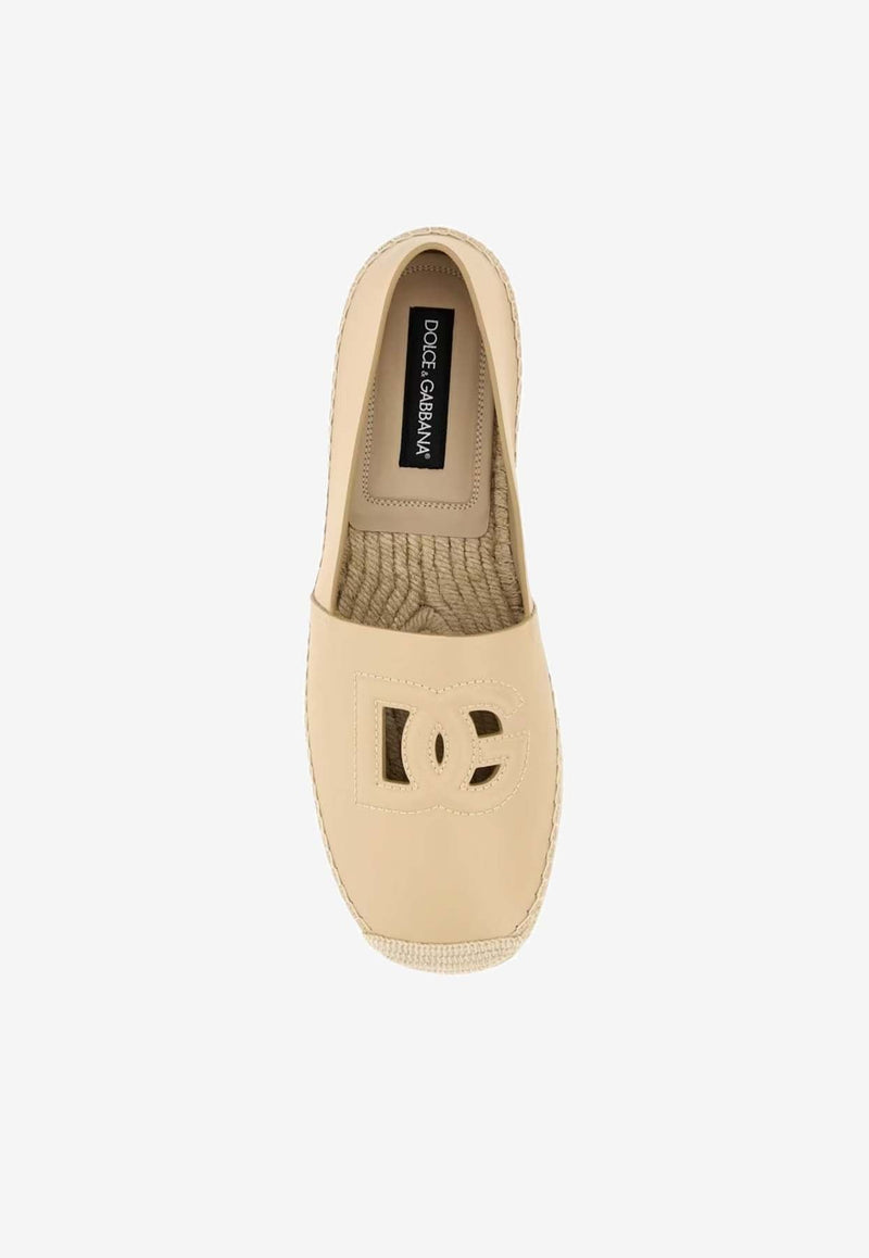 DG Logo Nappa Leather Espadrilles