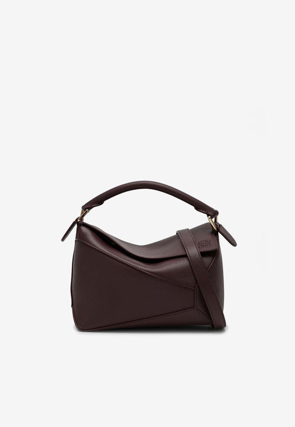 Small Puzzle Calf Leather Shoulder Bag