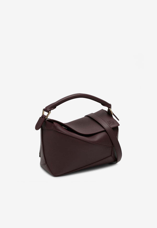 Small Puzzle Calf Leather Shoulder Bag