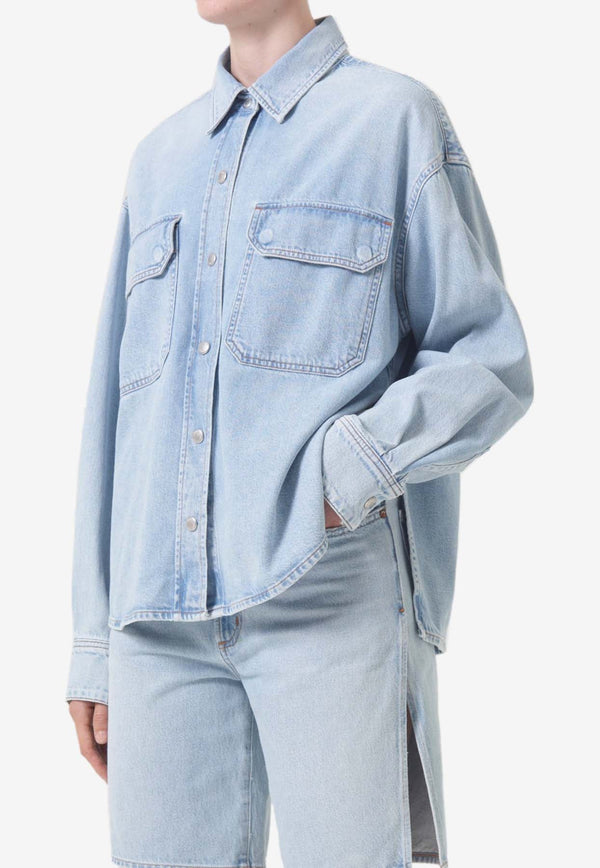 Gwen Slice Denim Shirt