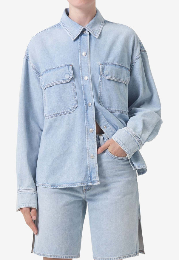 Gwen Slice Denim Shirt