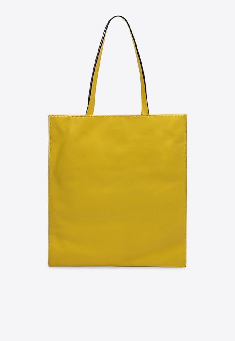 Smiley Nappa Leather Tote Bag