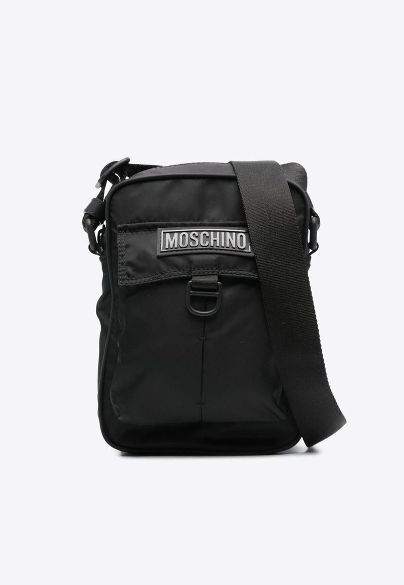 Logo Patch Messenger Bag