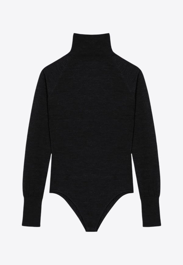 Turtleneck Wool Bodysuit