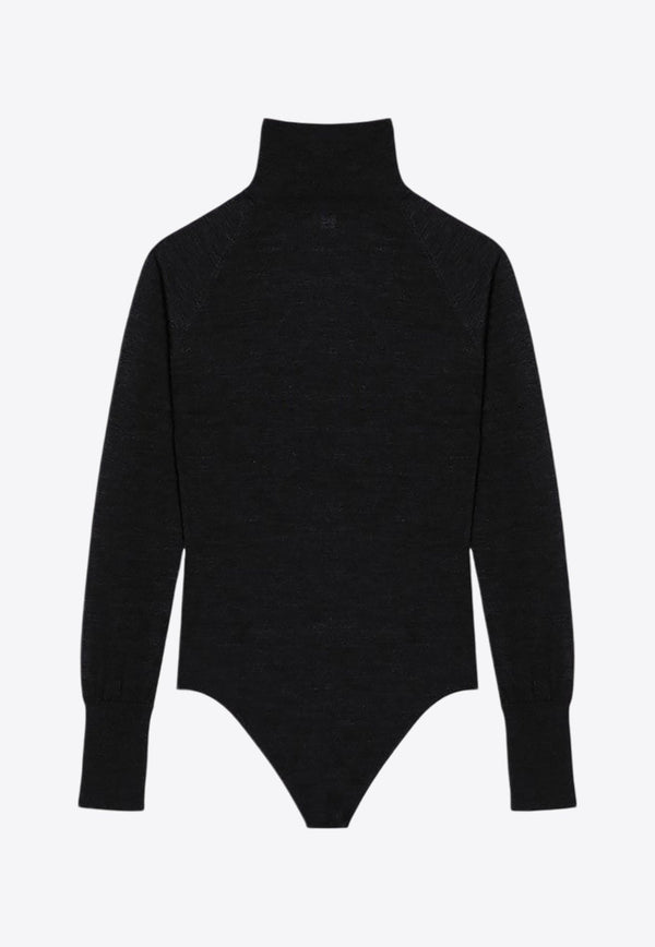 Turtleneck Wool Bodysuit