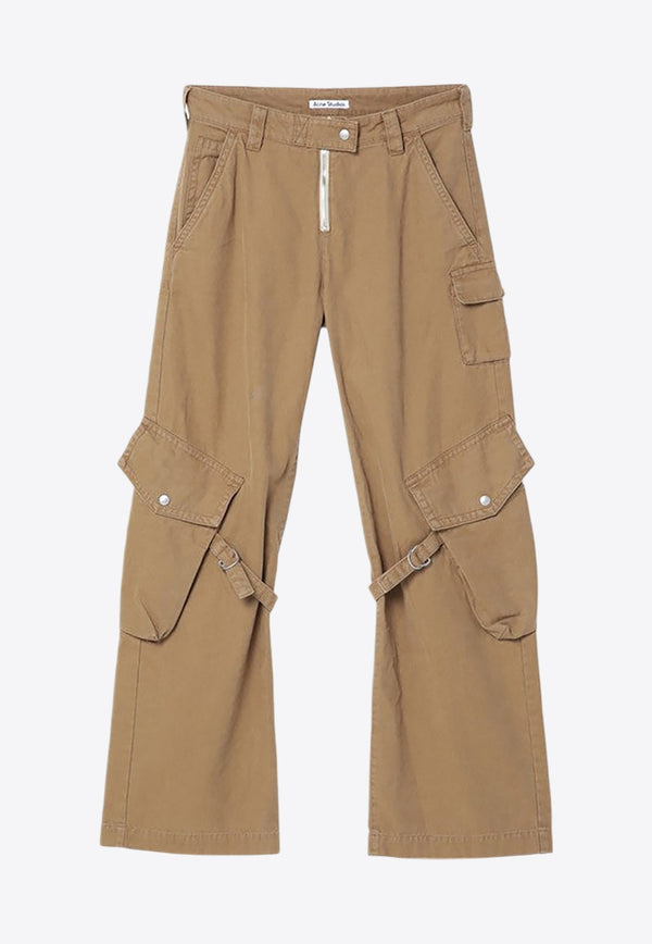 Mid-Rise Cargo Pants