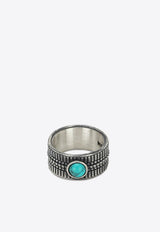 Native Band Turquoise Ring