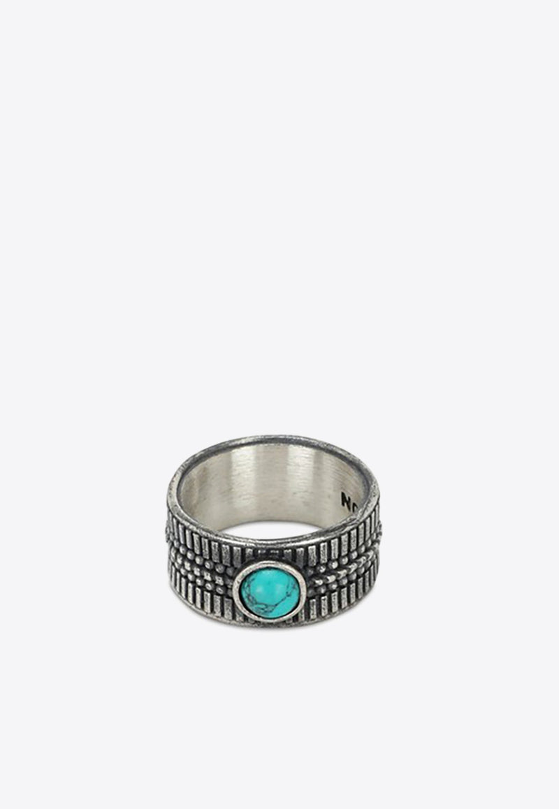 Native Band Turquoise Ring