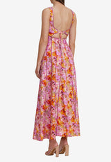 Hansley Floral Midi Dress
