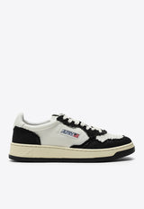 Medalist Leather and Canvas Low-Top Sneakers