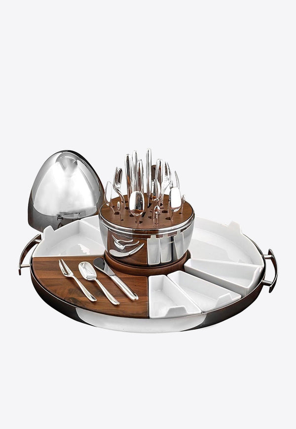 Mood Flatware Set with Party Tray - Set of 24
