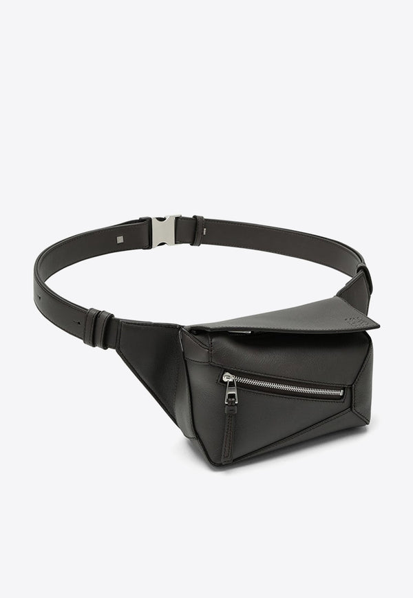 Mini Puzzle Leather Belt Bag